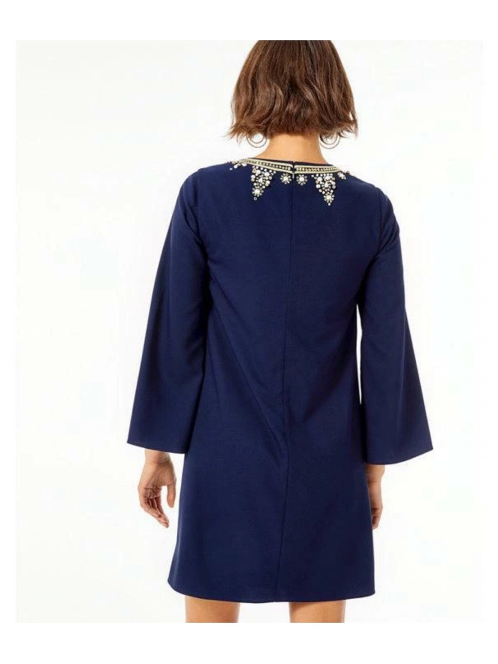 Lilly Pulitzer Anastasia Stretch Dress True Navy Size 6 NWT - Picture 3 of 15